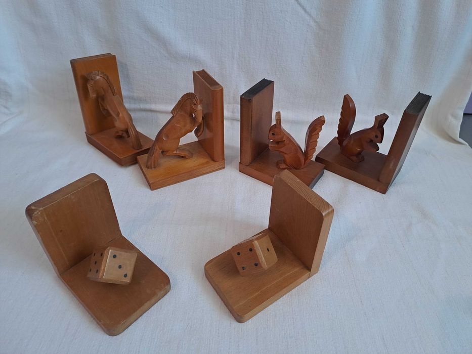 set opritoare carti lemn