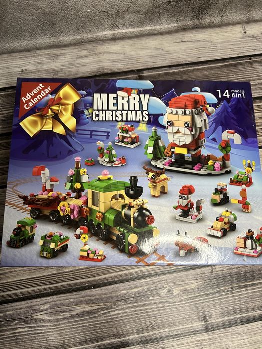 Новогодний адвент календарь детский