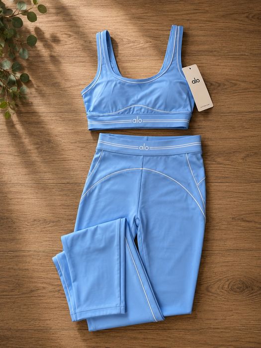 Set - Alo Yoga - damă - M - Albastru