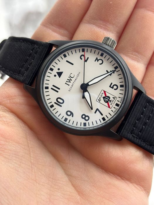 Ceas automatic barbatesc IWC Black Aces Pilot