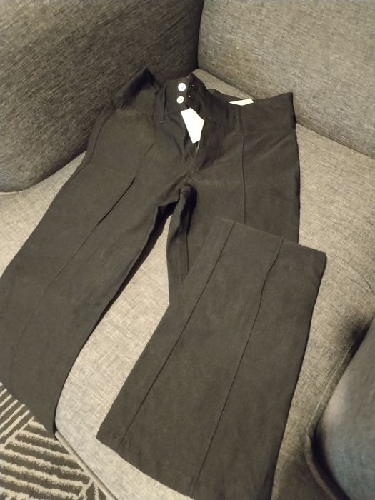 Pantaloni fete noi, H&M, mar 140 cm