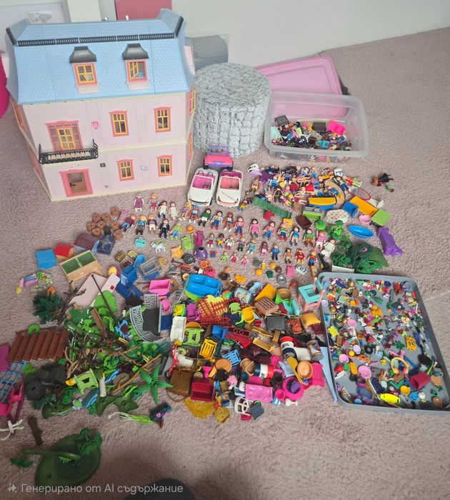 Къща Playmobil 5303 + много допълнителни артикула
