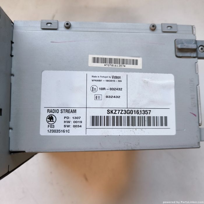 Cd Player Auto Skoda Octavia (1Z3) [ 2004 - 2013 ] Oem 1Z0035116C