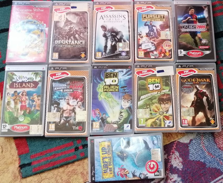 Vând jocuri PSP originale