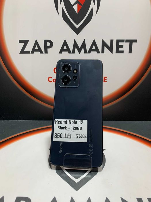 Zap Amanet Vitan - Xiaomi Redmi Note 12 - Black - 128Gb