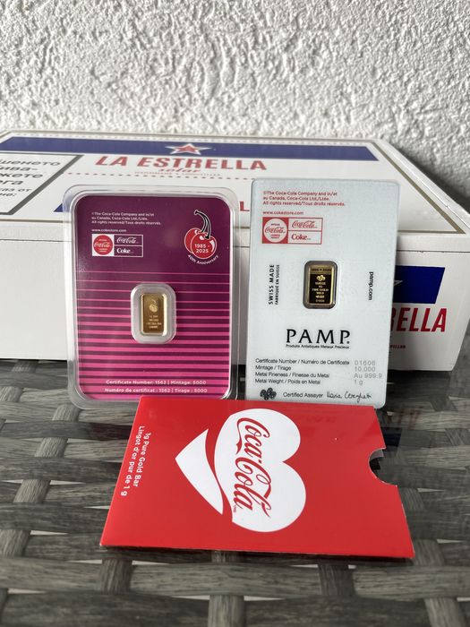 1 гр Златно Кюлче Pamp Coca Cola и Cherry