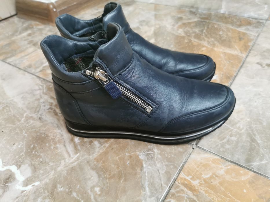 Ботинки демисезонные кожа