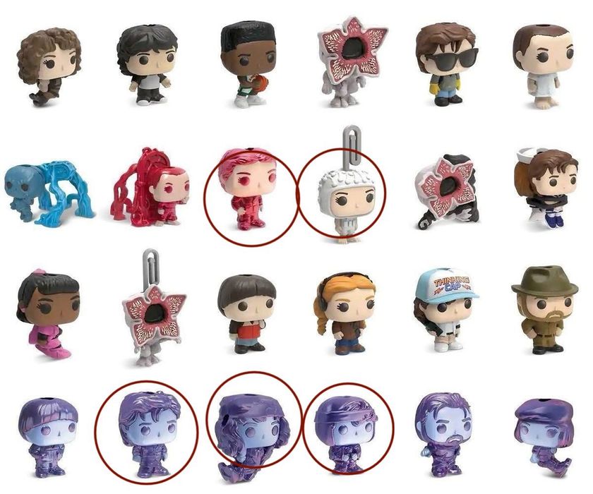 Stranger Things Kinder Joy фигурки