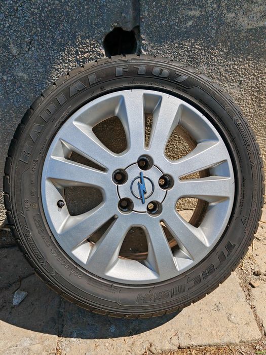 Jante Opel 5x110 r16 6j et49 cu anvelope  montate și echilibrate