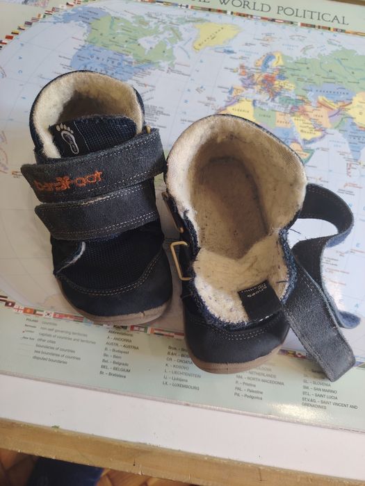 Детски зимни боси обувки 3f Barefoot