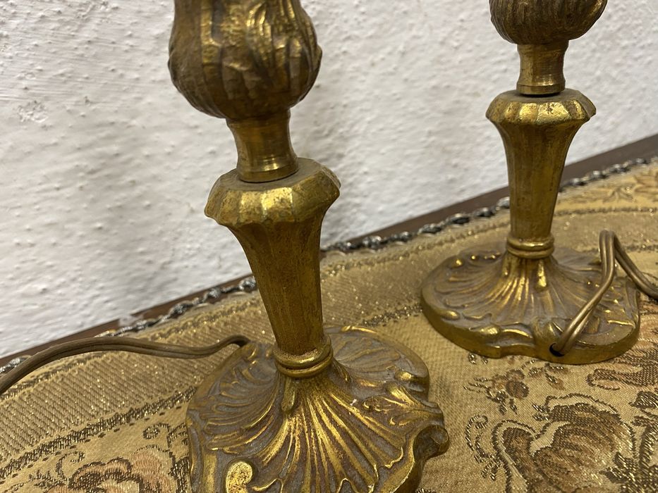 Бронзови лампи Франция 1950 1965 класически стил