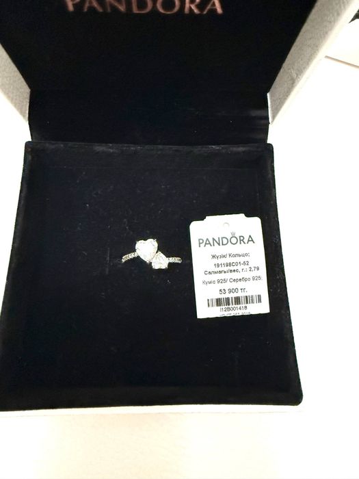 PANDORA кольцо серебро