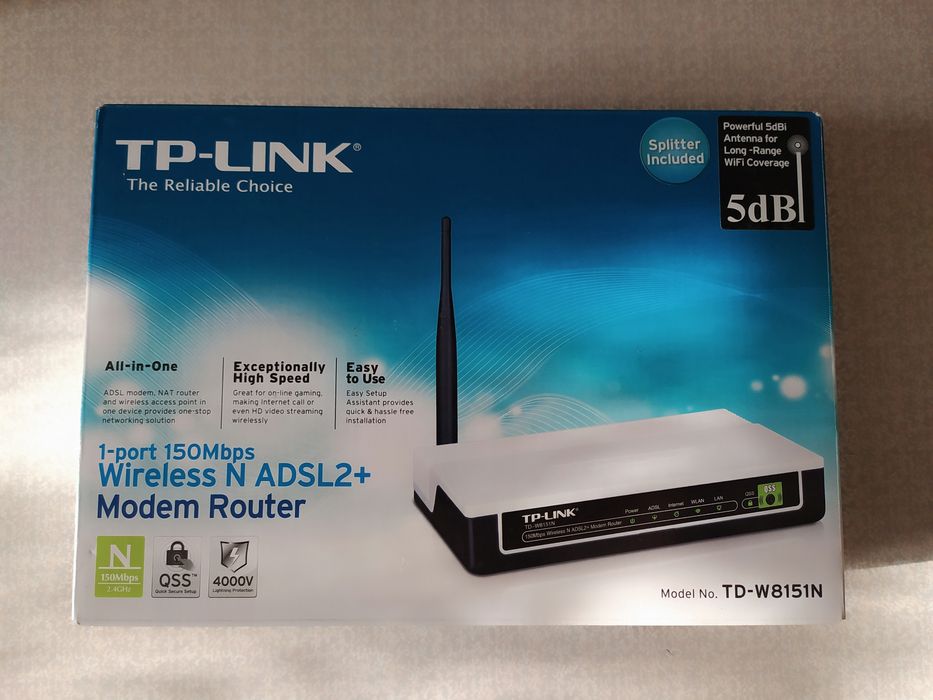 Модем TP-Link модельTD-W8151N