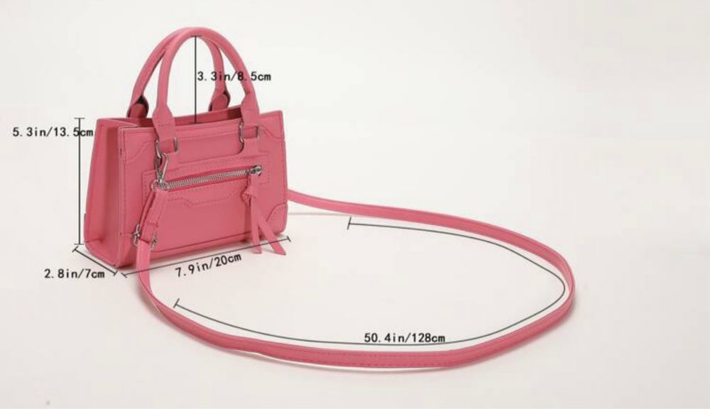 Дамска розова чанта НОВА