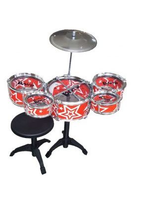 Set 5 tobe Jazz Drum cu scaunel marime medie