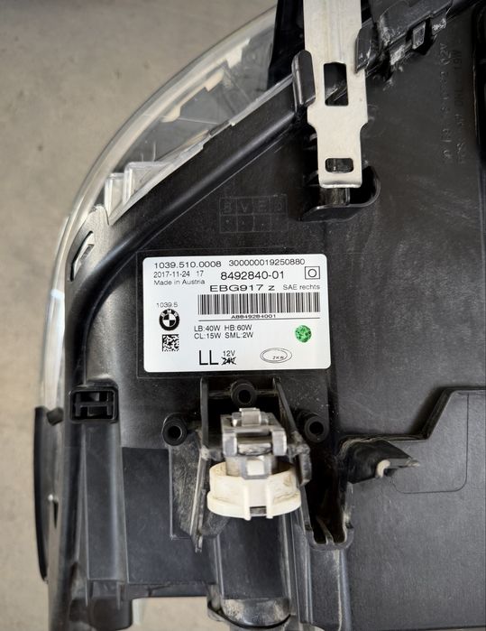 Оригинал перед Фары BMW G30