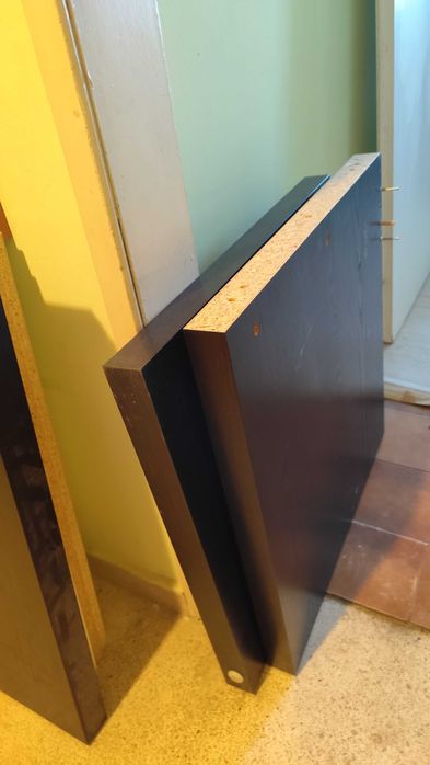 Бюро с допълнителен подвижен плот (ъгъл) 150x65см, венге