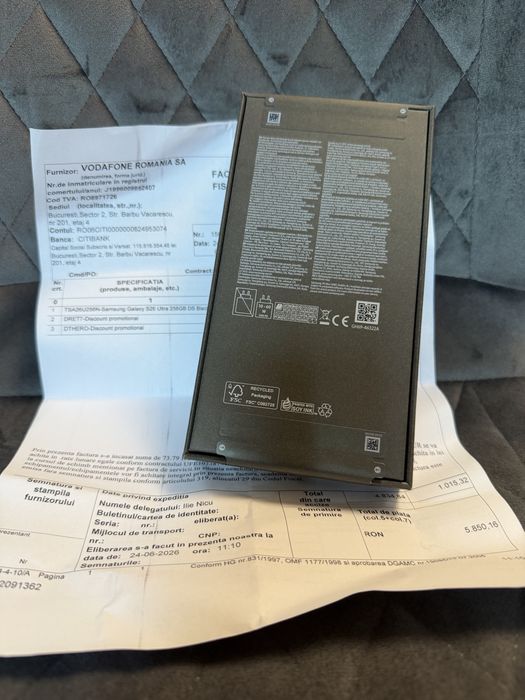 Samsung s26 Ultra 256 gb SIGILAT  ! Factura si garantie 24 luni