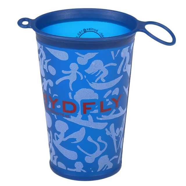 Сгъваема чаша 200ml | Бягане, туризъм, къмпинг | Лека и компактна