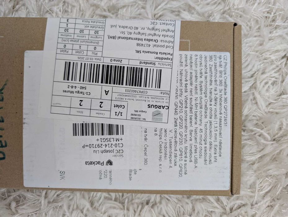 Vand aparat de tuns barba PHILIPS OneBlade 360 model QP2724/31,nou in cutie