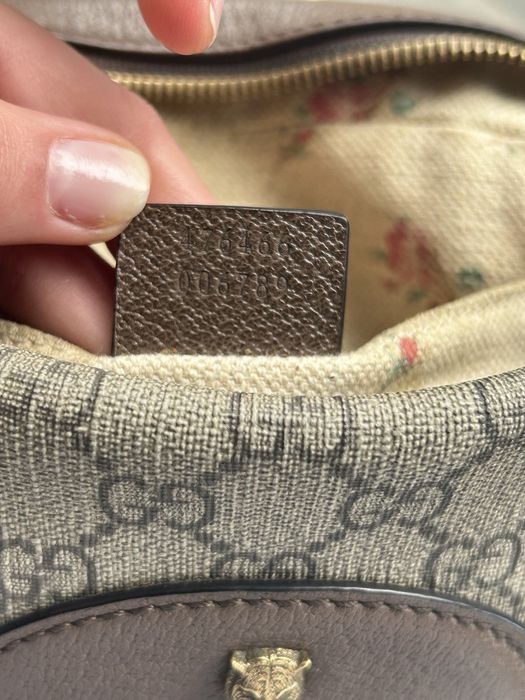 Gucci Neo Vintage Bag in GG Supreme Canvas and Leather – with Dust Bag