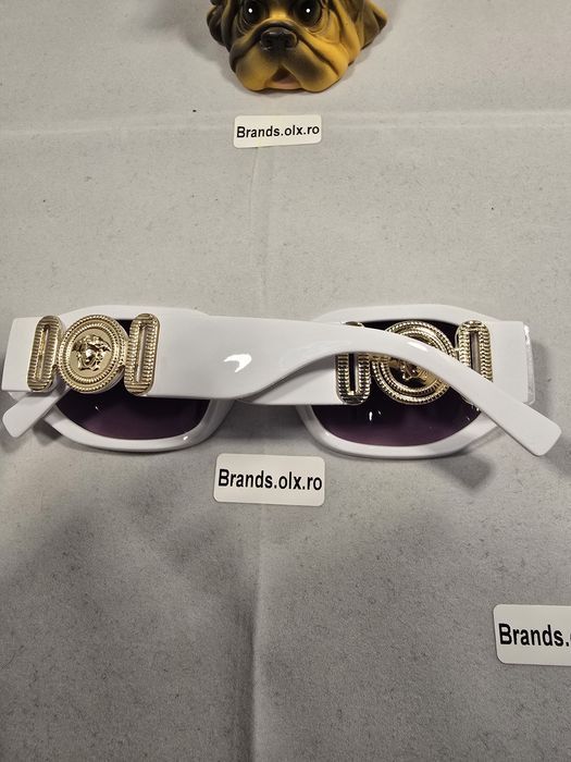 Ochelari de soare Verssace Medusa Biggie, 21008, White, Made in Italy