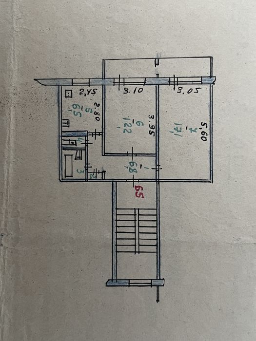 Продам 2-х комнатную квартиру в 7мкрн