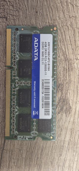 Memorii RAM laptop DDR3 / DDR4 – Corsair, Samsung, ADATA – 4GB