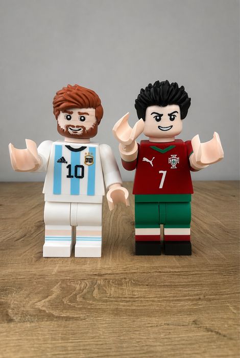 Меси, Роналдо Лего Фигурка 20см / Messi, Ronaldo Figure