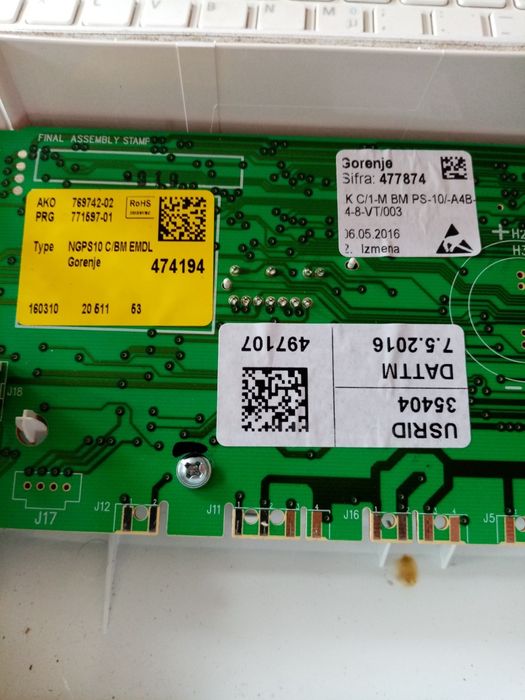 Gorenje Sifra 477874