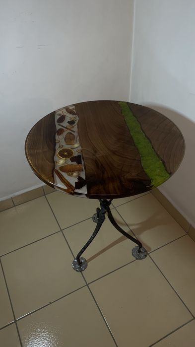 Маси за кафе от орех и епоксидна смола