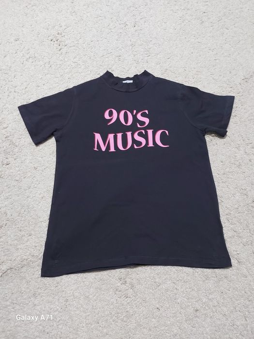 Tricou negru mas.L, Trendyol cu print