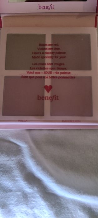 Paletă de bronzer și fard de obraz Benefit Cosmetics Cheeky Love Lette