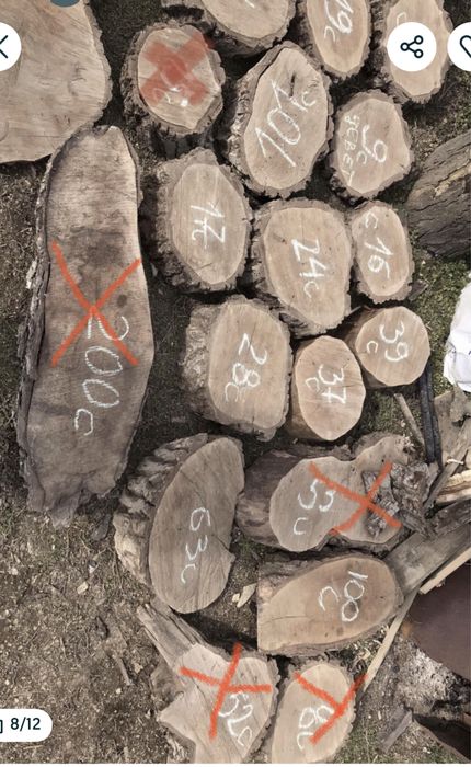 Орехови шайби  - сухи