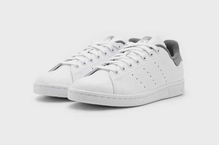 Adidas Originals, Stan Smith, Sneakers din piele naturală, Alb, 41⅓