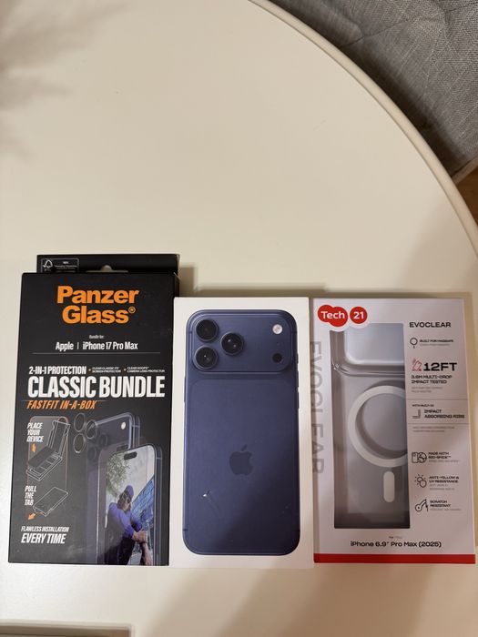 Husa si Folie Profesionale Iphone 17 Pro Max