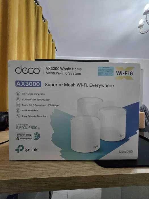 Sistem Mesh Wi-Fi6 TP-Link Deco X20 - 2 pack (la cutie)