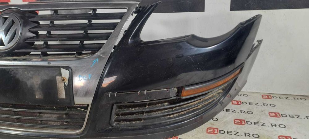 Bara fata completa VW Passat B6 2006 - 2010 mic defect grila - neagra