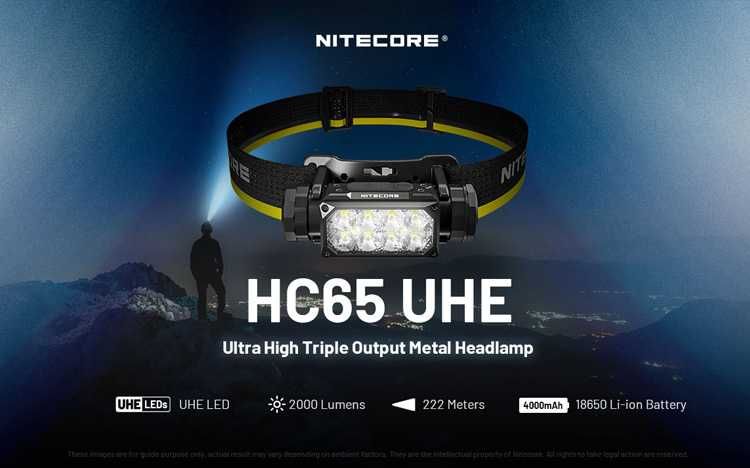 Фонарь светодиодный Nitecore HC65 UHE