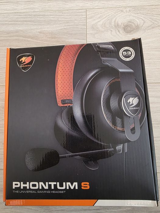 Căști Gaming Cougar Phontum S + Cutie și Accesorii | Microfon impecabil