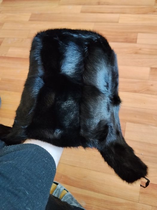 Шапка ушанка норковая хорошая