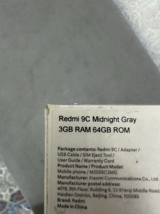 Redmi 9 c  продам срочно
