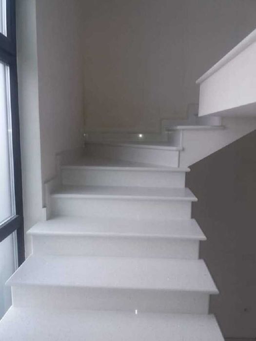 Trepte contratrepte Compozit marmura Thassos Rasinat 2 cm polished