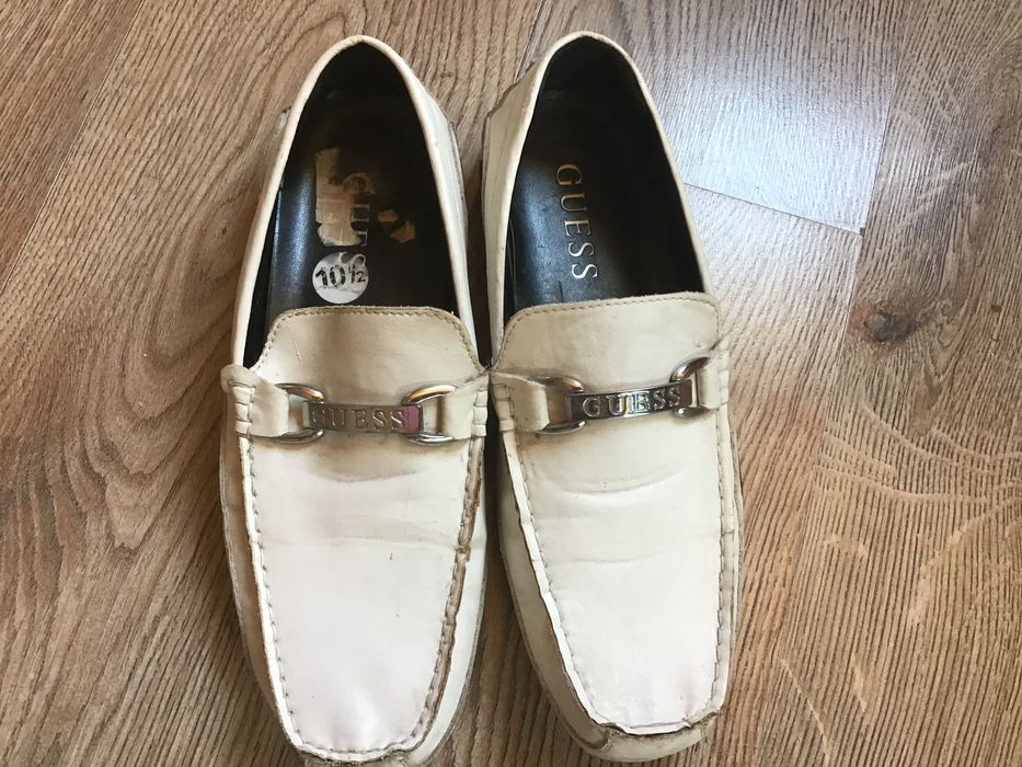 Мокасини Guess естествена кожа