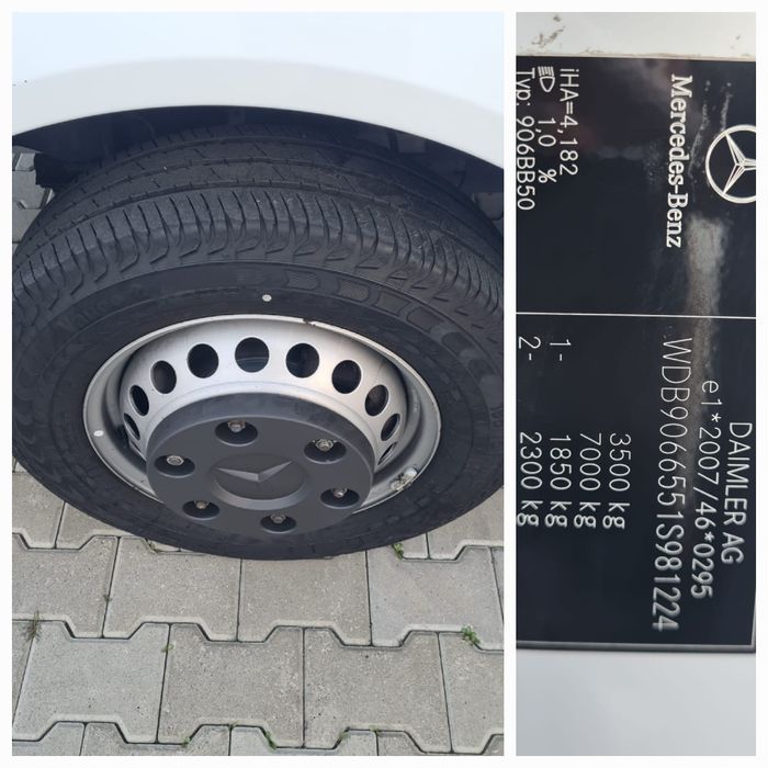 Mercedes sprinter 519 419 cat B 3.5t cârlig