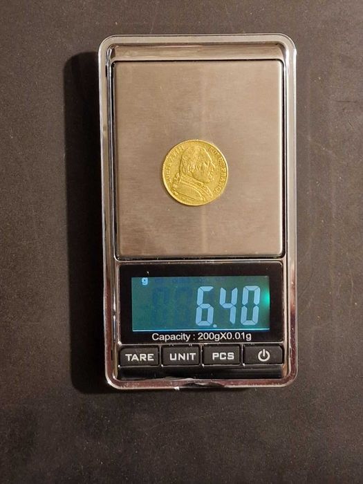 Златна Монета 20 Френски франка 1815 и 1831 и 20 Гръцки драхми 1884