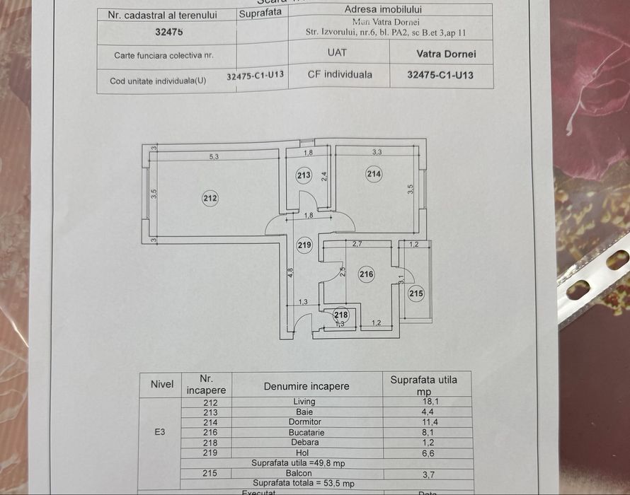 Apartament Vatra Dornei,str. Izvorului