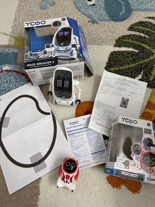 Робот  играчка на батерии -Мини  YCOO- два броя Pockibot