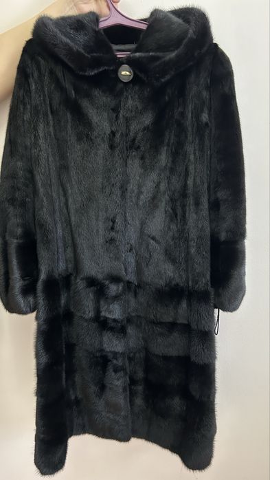 Шуба черный брилиант