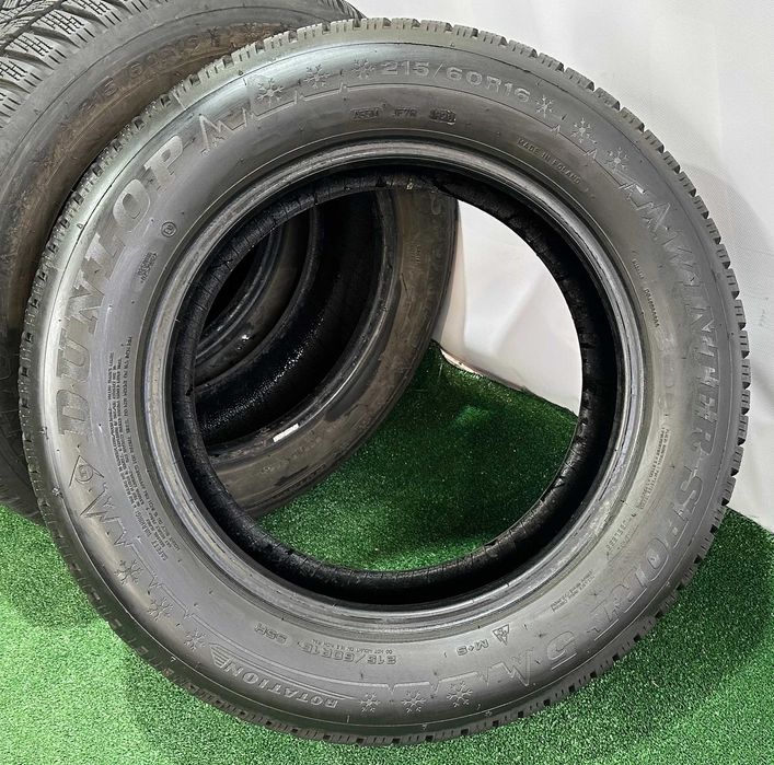 4бр 215/60r16 DUNLOP зимни